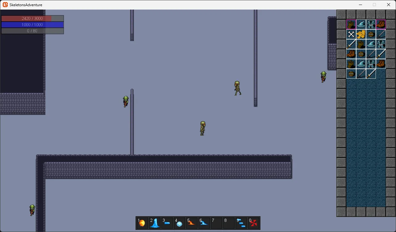 2D RPG engine gameplay scene